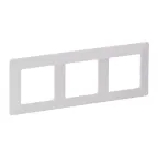 Valena LIFE Рамка 3 поста белая универсальная
