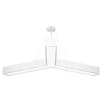 Светильник LED Geometria Igrek SPO-144-W-40K-066 66Вт 4000К 4000Лм IP40 1200*1200*80 белый подвесной драйвер внутри