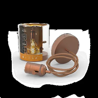 Светильник подвесной под лампу 1хE27 AC 220В Медный IP20 1000х38х83мм Алюминий Decor Gauss