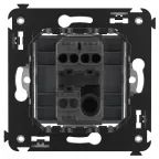 Avanti Выключатель одноклавишный, в стену Закаленная сталь