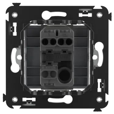 Avanti Выключатель одноклавишный, в стену Закаленная сталь