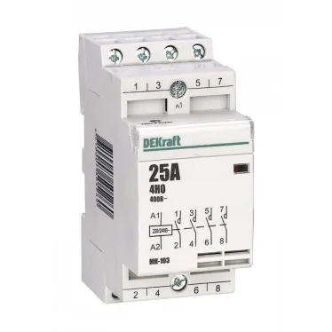 Контактор модульный 4НО 20А 230В МК-103