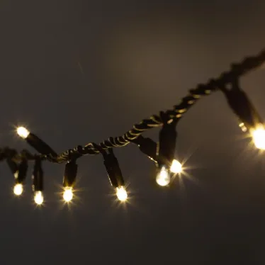 Светодиодная новогодняя гирлянда ERAPS-NK10 нить 10 м тёплый свет 100 LED