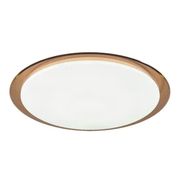 Светильник потолочный светодиодный Классик с ДУ SPB-6-70-RC Saturn 70Вт 3000-6500К 5950Лм коричневый кант