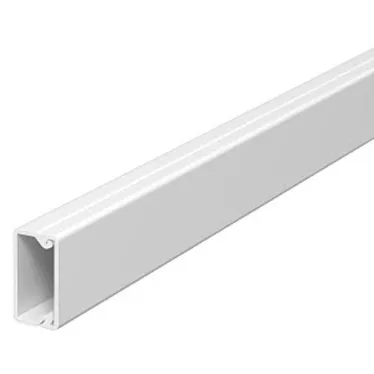 Кабельный канал безгалогеновый WDKH 10x20x2000 мм (ABS-пластик белый)