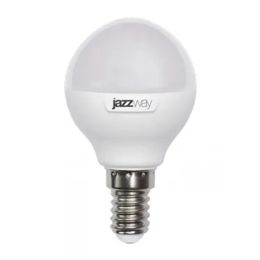 Лампа светодиодная LED 11Вт 230Вт E14 холодный матовый шар Jazzway
