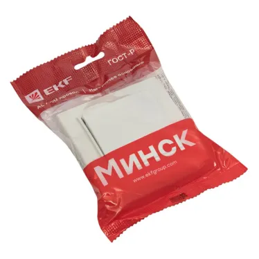 Кнопка нажимная СП Минск 10А белый