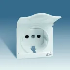 Накладка с крышкой и индикатором напряжения для 75432-, 75464-39, S82,82N, алюминий