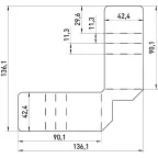 Подвесное крепление SPL-FIX4 для потолков Грильято серии SPL-540 4 шт