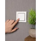 Стокгольм Механизм Выключателя 1-кл. проходного 10А белый