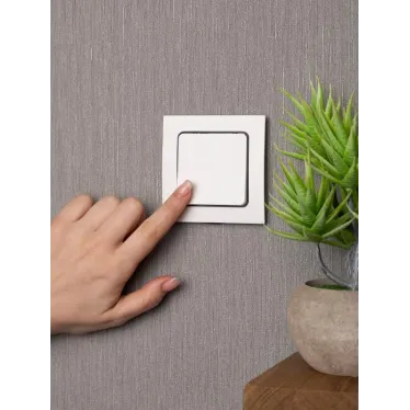 Стокгольм Механизм Выключателя 1-кл. проходного 10А белый