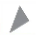 Заглушка крышки двускатной для лестничного лотка ЛКР шириной 400 мм, толщ. 1,0 мм, Сендзимир цинк