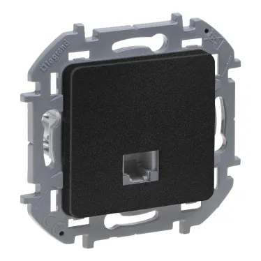 Телефонная розетка RJ11 INSPIRIA антрацит