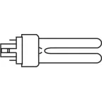 Лампа энергосберегающая КЛЛ 18Вт Dulux D/Е 18/840 4p G24q-2 Osram