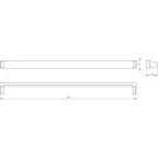 Светильник SPO-801-0-001-060 Св-к под светодиод. лампу T8 G13 600мм