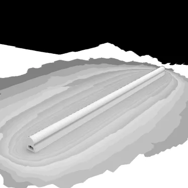 Светильник линейный светодиодный ДБО 18 Вт 1500 лм 4000К AC 220В IP20 1165х22х33мм TL Elementary Gauss