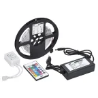 Комплект светодиодной подсветки ''Сделай сам'' (лента LED 5м LSR-5050RGB60-14,4-IP20-12В + драйвер + контроллер) IEK