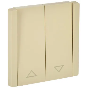 FORTE@PIANO Выключатель жалюзи 10А FP411 ваниль IEK