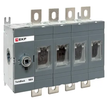Рубильник 160A 4P без рукоятки управления TwinBlock
