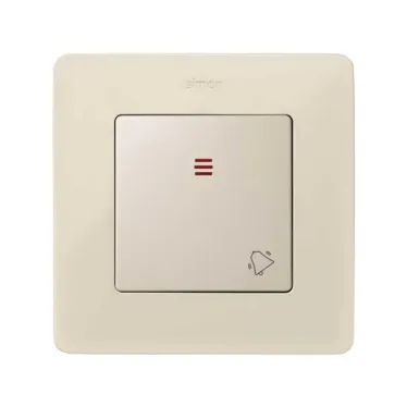 Клавиша с пиктограммой звонок для 75160-39, S82,82N слоновая кость