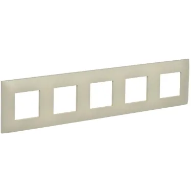 SKANDY Рамка 5-местная SK-F01B бежевый IEK