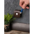 Розетка RJ-45 1-местная ОП Минск 1А 120В темное дерево