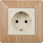 Valena LIFE Рамка 1 пост светлое дерево универсальная