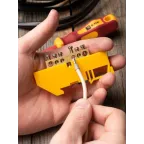 Шина 0 N (6х9мм) 6 отверстий латунь желтый изолятор на DIN-рейку PROxima