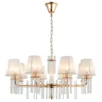 Люстра Lilith 1039-308 8 х Е14 40 Вт хрусталь