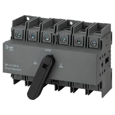 Выключатель-разъединитель ВНК-32-31130 PRO mvr30-3-063E 3П 63А на 2 направления с фронтальной рукояткой управления