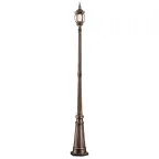Светильник НТУ-100w столб-2.15м Е27 IP44 черное золото
