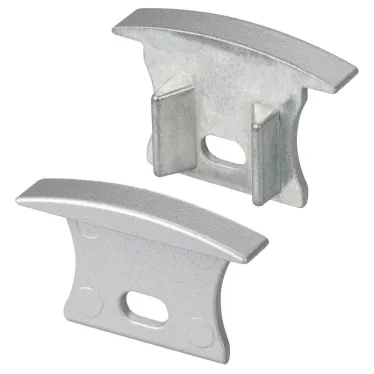 Заглушка ALU-SLIM-H15-F с отверстием (ARL, Металл)