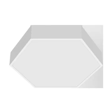 Светодиодный светильник Gexus 950х1100 Up’n’Down шестиугольный подвесной 50 Вт/66 Вт 4000 K белый муар | V1-R0-00652-30000-4011640 | VARTON