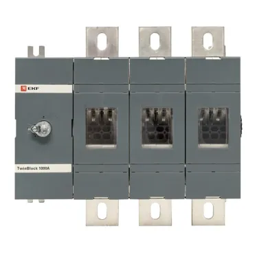 Рубильник 1000A 3P без рукоятки управления TwinBlock