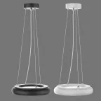 Светильник светодиодный ДСО "ВАРТОН" NIMBUS 25Вт 4000К IP40 опал чёрный | V1-R0-90464-05000-4002540 | VARTON