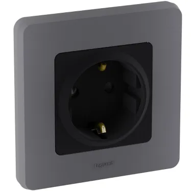 Рамка 1 пост INSPIRIA дымчатая