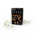 Гирлянда садовая на солнечной батарее 20 LED ламп Большие Шары Белый свет Solar, 1/12 | GS034 | Gauss