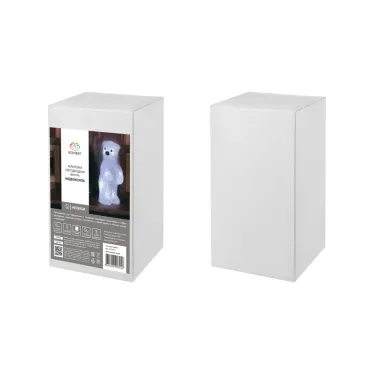 Акриловая светодиодная фигура "Медвежонок" 12х22х13 см, 4,5 В, 3 батарейки AAA (не входят в комплект), 10 светодиодов, | 513-311 | NEON-NIGHT