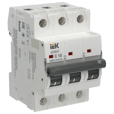 ARMAT Автоматический выключатель без теплового расцепителя M10N-MA 3P C 10А IEK