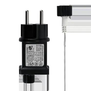 Акриловая светодиодная фигура Снеговик в синих варежках 31х25х59 см, IP65, понижающий трансформатор в комплекте | 513-283 | NEON-NIGHT