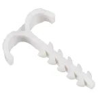 Дюбель-хомут Т-обр. 4-12мм нейлон белый (25шт/упак)