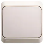 ЭТЮД Выключатель одноклавишный наружный бежевый сх.1