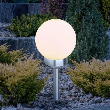 Светильник уличный ERASF22-22 Шар на солнечных батареях садовый 25 см