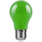 Лампа светодиодная LED 3вт Е27 зеленый шар