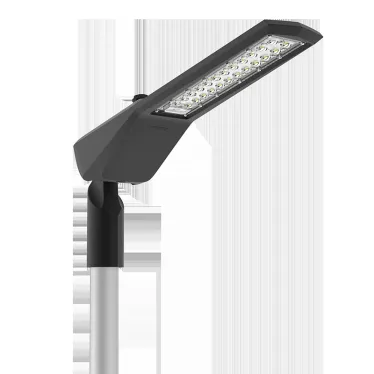 Светильник светодиодный консольный уличный Levante M Plaza 100Вт d отв. 48мм 4000K RAL9005 черн муар DALI ZHAGA | V1-S1-90748-40Y34-6610040 | VARTON