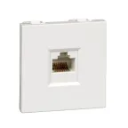 Altira Белый Розетка W45 1XRJ45 Cat.5E формата 45Х22,5 RAL 9010 | RIN-145K5E-BE | SE