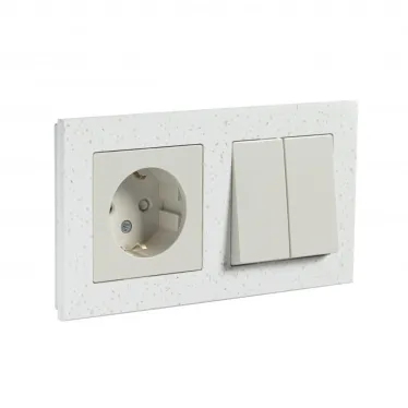 AtlasDesign Nature Мрамор Крем Роял Рамка 2-ая |ATN343102| SE