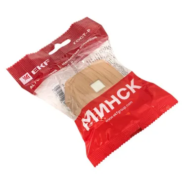 Розетка RJ-45 1-местная ОП Минск 1А 120В светлое дерево