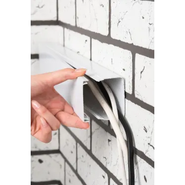 Заглушка (60х40) (4 шт) Plast PROxima белый