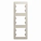 GLOSSA рамка 3-постовая вертикальная молочный
